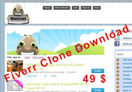 fiverr clone script